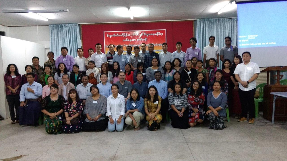 Chuck McDaniels Teaching (BAM) Business as Mission in Yangon